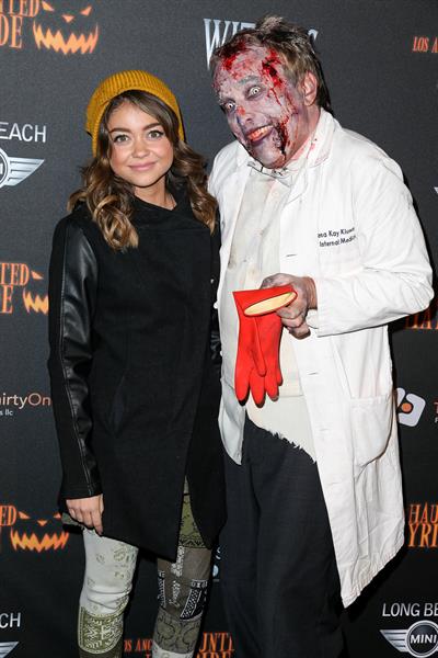 Sarah Hyland 5th Annual LA Haunted Hayride VIP Premiere Night in Los Angeles, October 10, 2013 