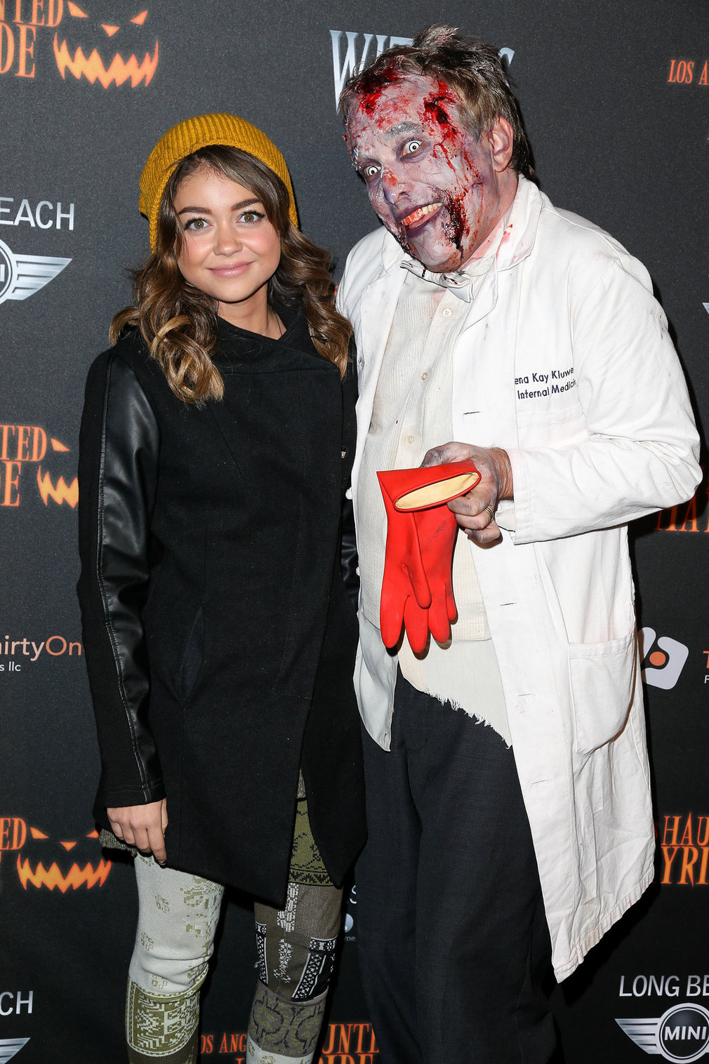 Sarah Hyland 5th Annual LA Haunted Hayride VIP Premiere Night in Los Angeles, October 10, 2013 