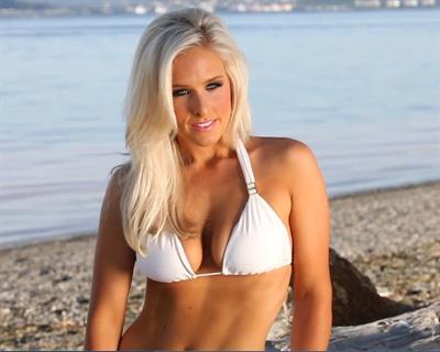 Melanie Lianne Brown in a bikini