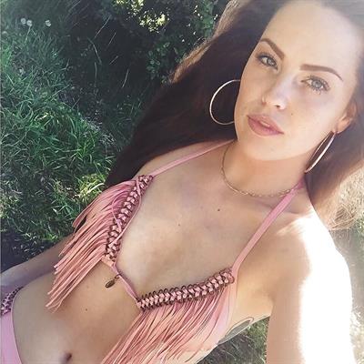 Robin Martens in a bikini