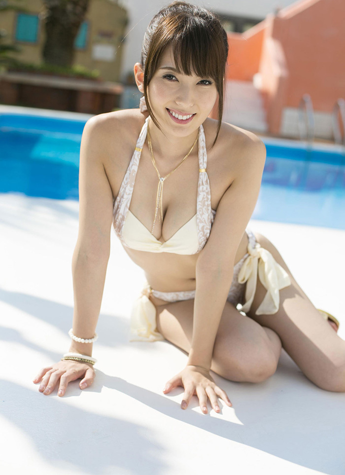 Yui Hatano in a bikini
