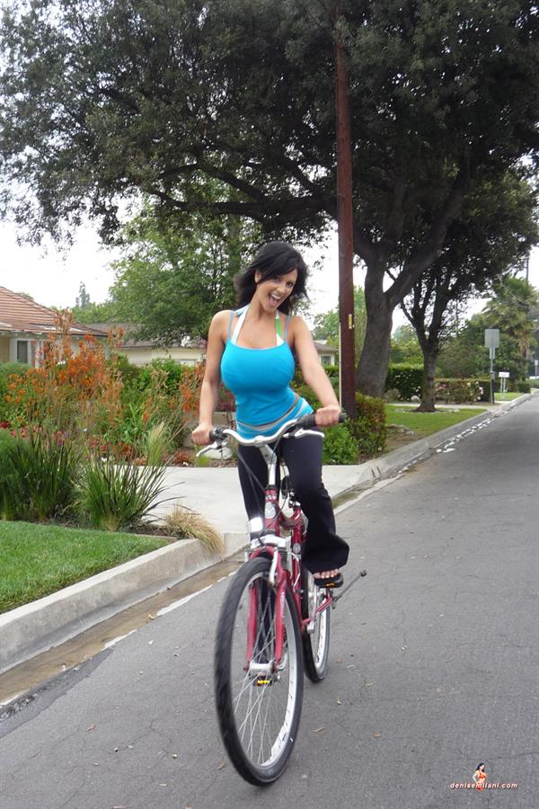 Denise Milani Snapshots - Bicycle