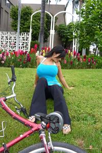 Denise Milani Snapshots - Bicycle