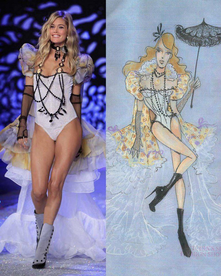 Doutzen Kroes in lingerie