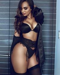 Camila Bernal in lingerie