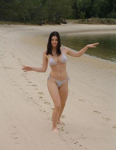 Anonymous in a bikini