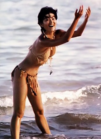 Brigitte Lin in a bikini