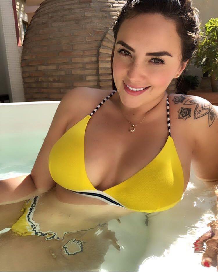 Daly Marithe in a bikini