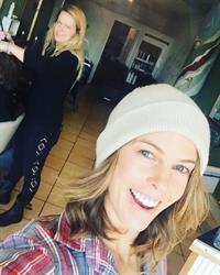Torah Bright taking a selfie