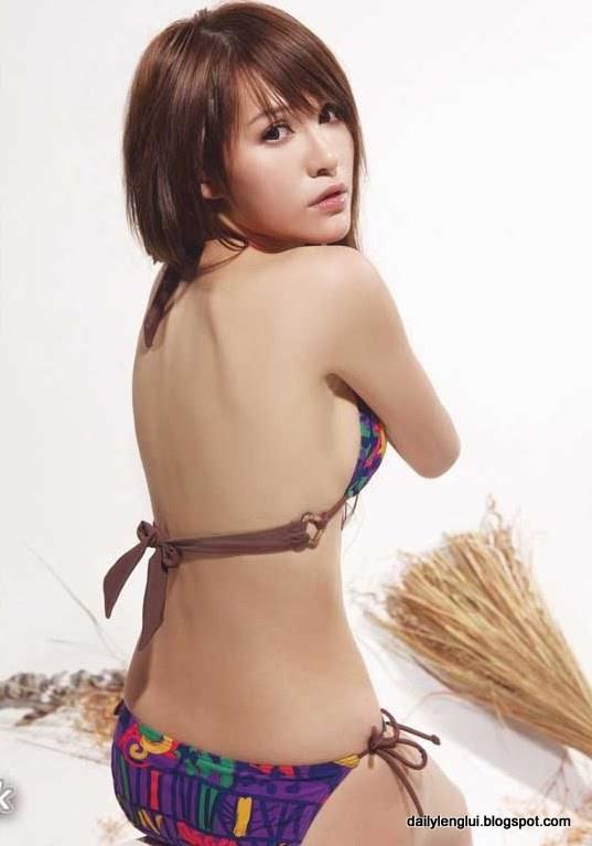 Mia Chan in a bikini