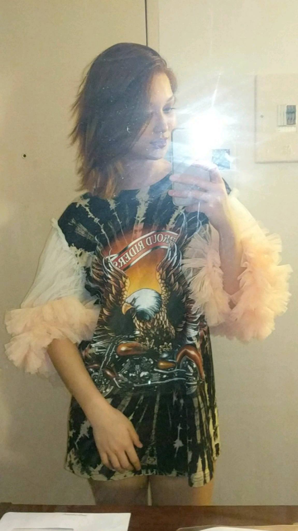 Jean Champion taking a selfie