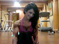 Denise Milani taking a selfie