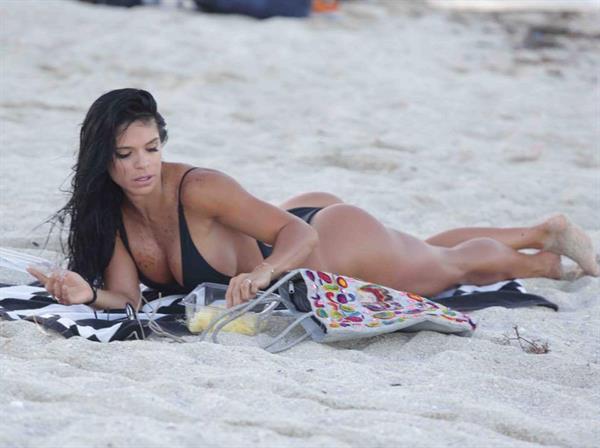 Michelle Lewin in a bikini