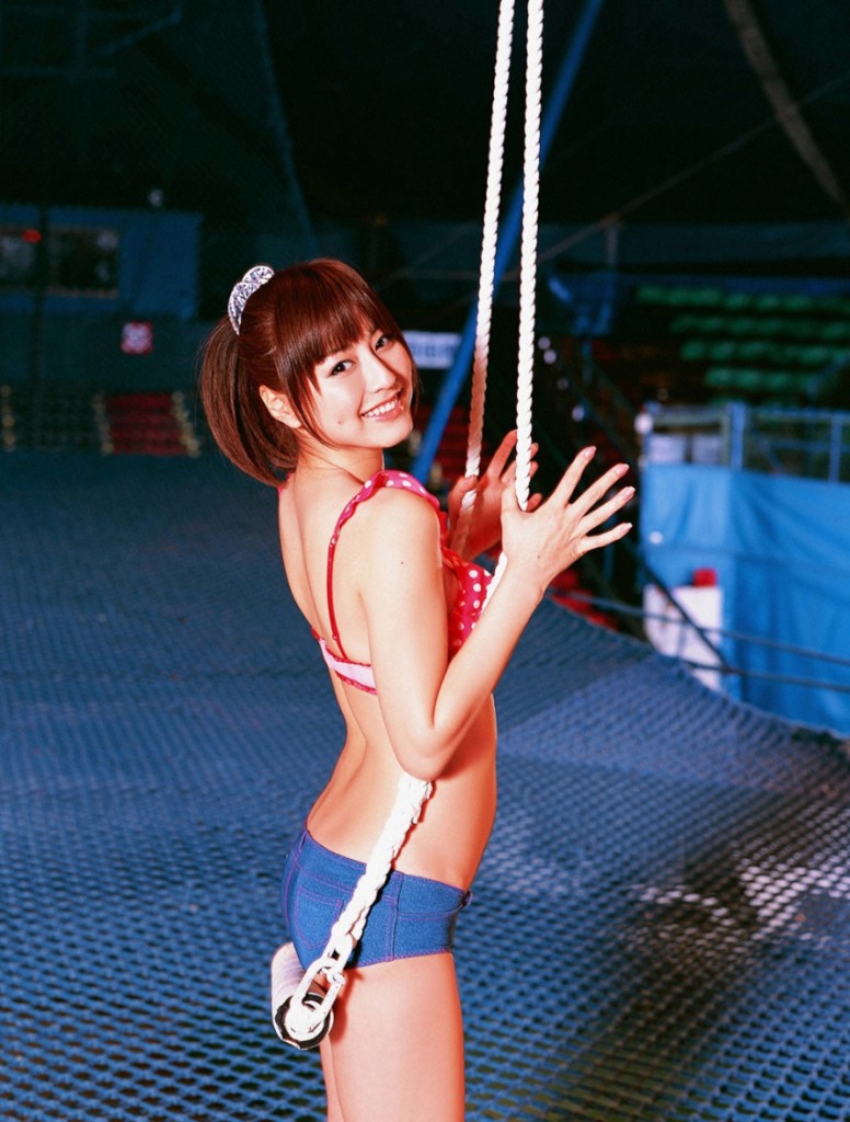 Yumi Sugimoto in lingerie