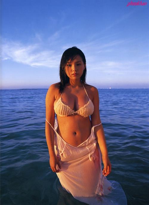 Ai Shinozaki in a bikini