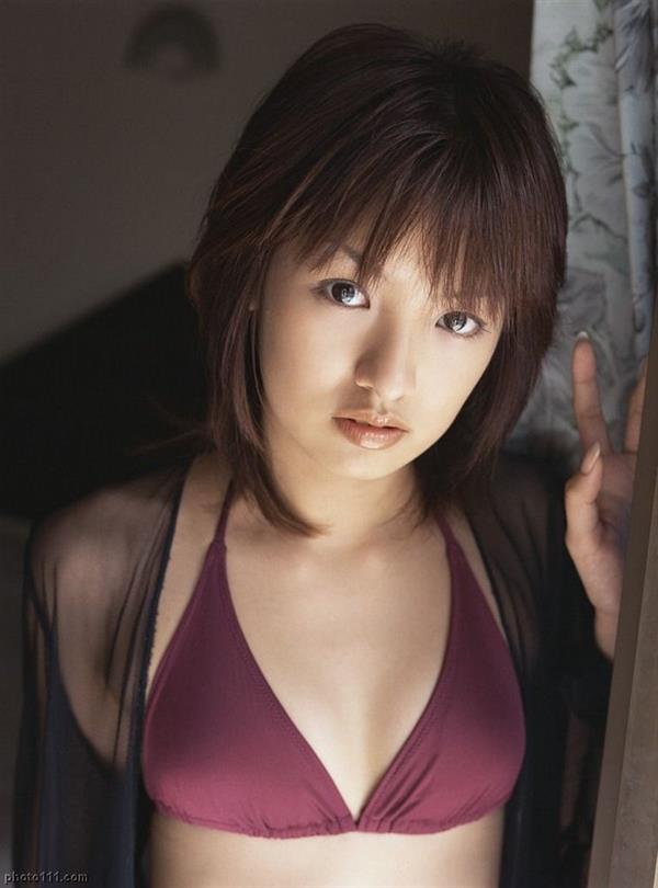 Akina Minami in a bikini