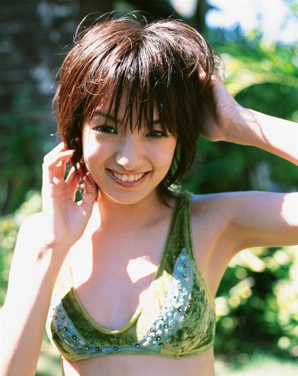 Akina Minami in a bikini