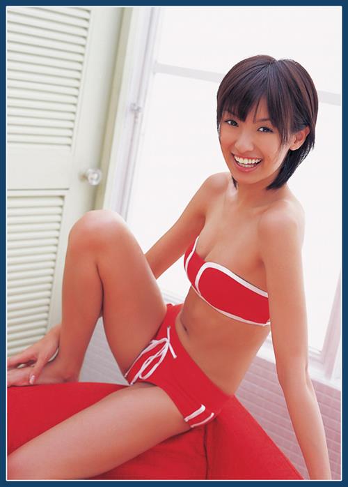 Akina Minami in a bikini
