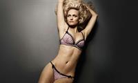 Amber Valletta in lingerie