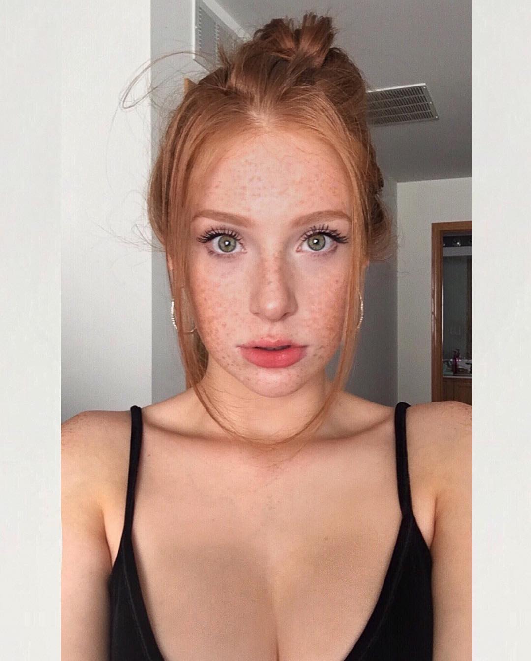 Madeline Ford taking a selfie