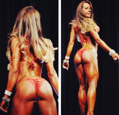 Nathalia Melo-Wilson in a bikini - ass