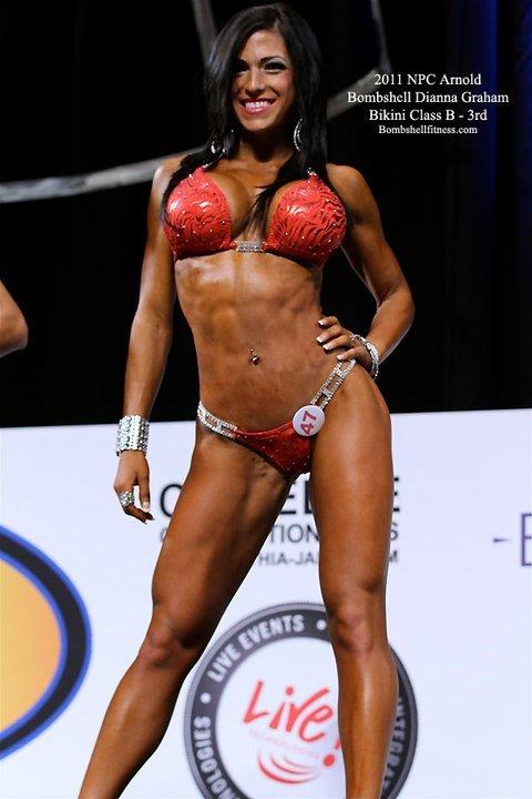 Diana Graham in a bikini