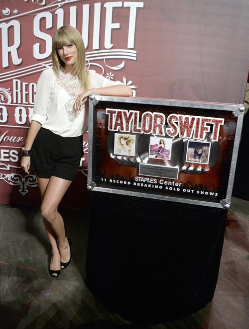 Taylor Swift 'Red' Tour Press Event in LA 8/20/13  