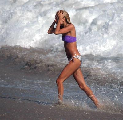 Nicole Richie in a bikini