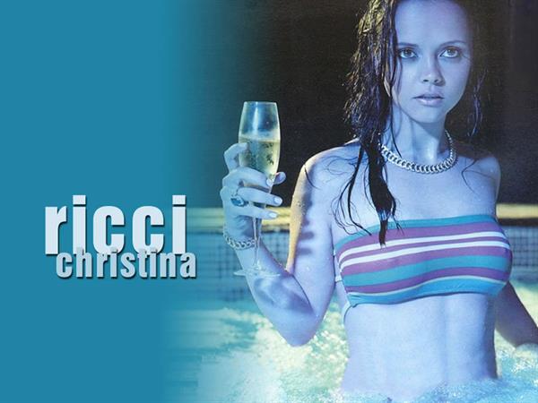 Christina Ricci in a bikini