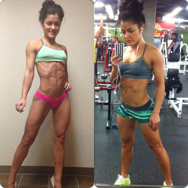 Jessica Arevalo in a bikini taking a selfie
