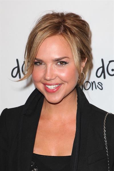 Arielle Kebbel attends the Life Happens Los Angeles premiere on April 2, 2012