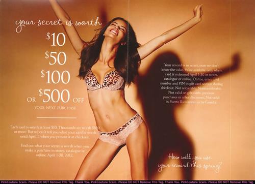 Adriana Lima in lingerie