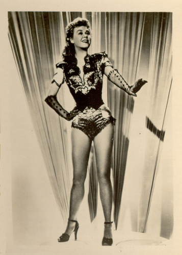 Vera Ellen in lingerie