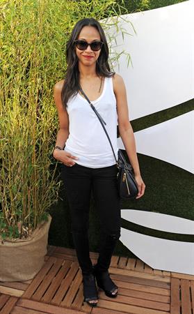 Zoe Saldana Barclaycard British Summer Time Concert -- London, Jul. 13, 2013 