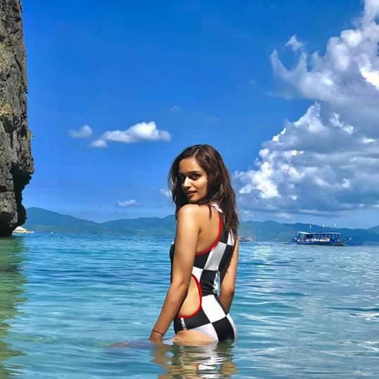 Manushi Chhillar in a bikini