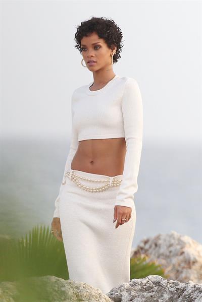 Rihanna poses on a photoshoot in Barbados - August 4, 2013 