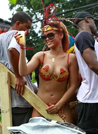 Rihanna - Kadooment parade in Barbados 8/1/11  