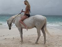 Candice Swanepoel in a bikini