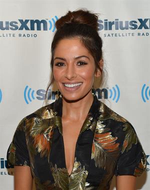 Sarah Shahi Visits Sirius M Studios, September 19, 2013 
