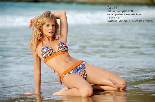 Liz Solari in a bikini