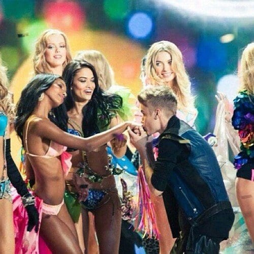 Jasmine Tookes in lingerie