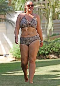 Gemma Collins in lingerie