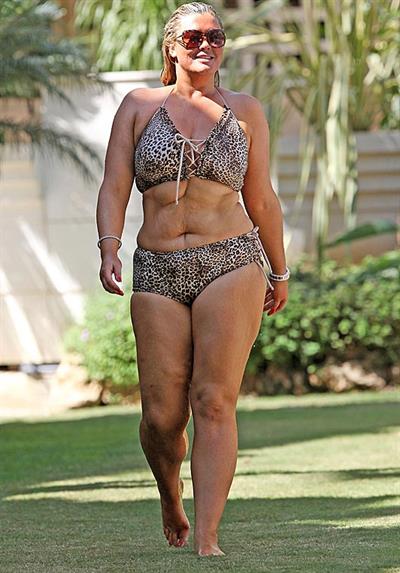 Gemma Collins in lingerie