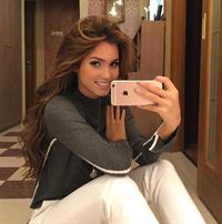 Ksenia Alexandrova taking a selfie