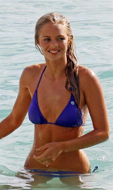 Samara Weaving in a bikini