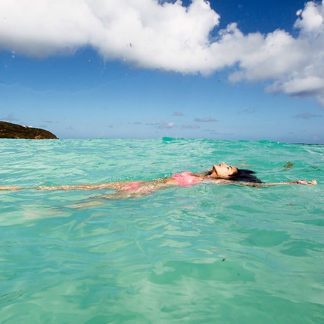 Lily Aldridge in a bikini