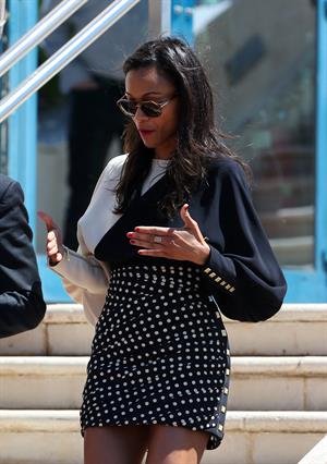 Zoe Saldana - 66th Cannes Film Festival 5/20/13  
