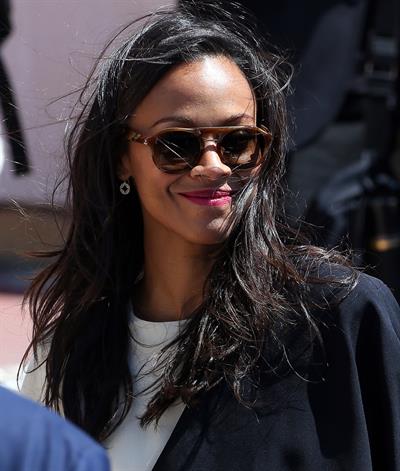 Zoe Saldana - 66th Cannes Film Festival 5/20/13  
