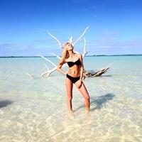 Romee Strijd in a bikini