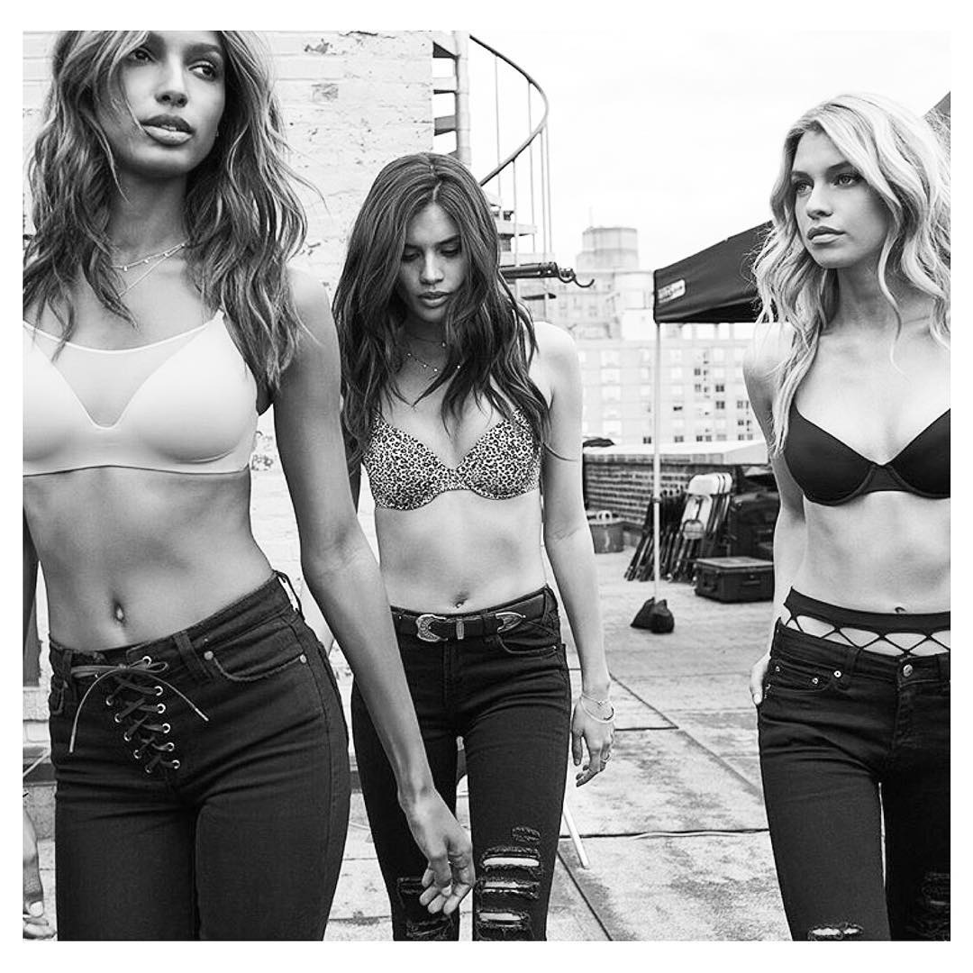 Stella Maxwell in lingerie